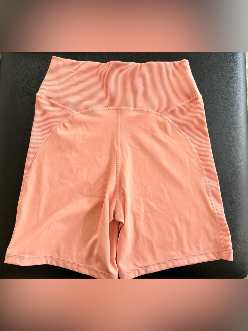 XL Aerie Like NEW Peach High-Waisted Biker Shorts
